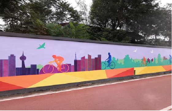 沧源墙体彩绘-围墙