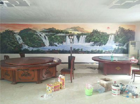 沧源墙绘-写实风景