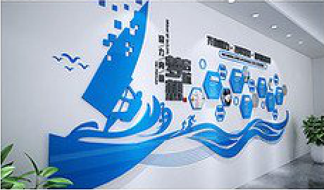 沧源海浪主题文化墙如何设计？