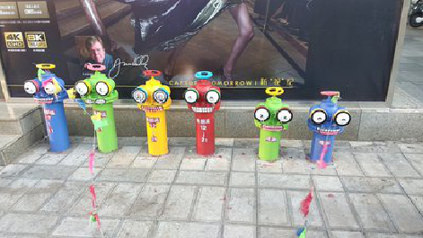 沧源商业区彩绘