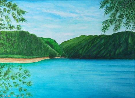 沧源在墙绘中，如何绘画绿水青山？